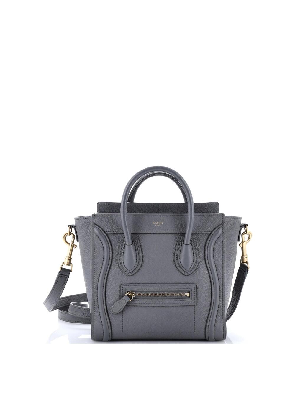 Celine Luggage Bag Grainy Leather Nano #364388C17B